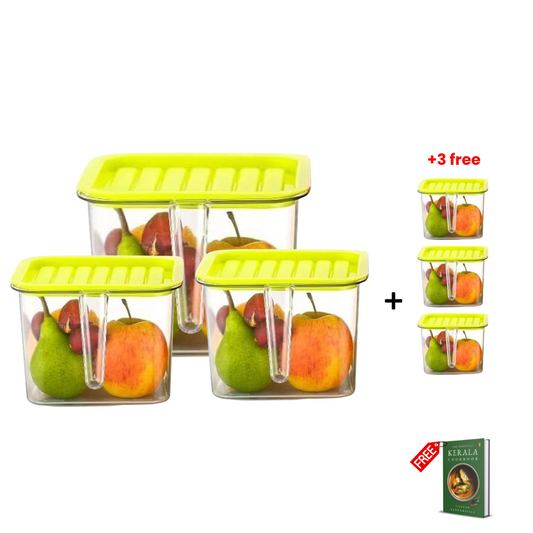 Fridge Boxes set of 6 (3 free ) 1000ml